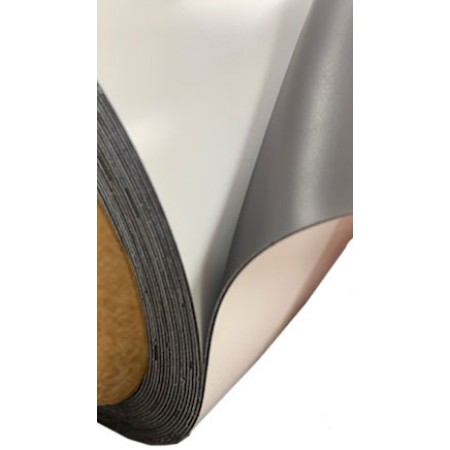 Magnetic Material White .030" 24" x 50' Roll
